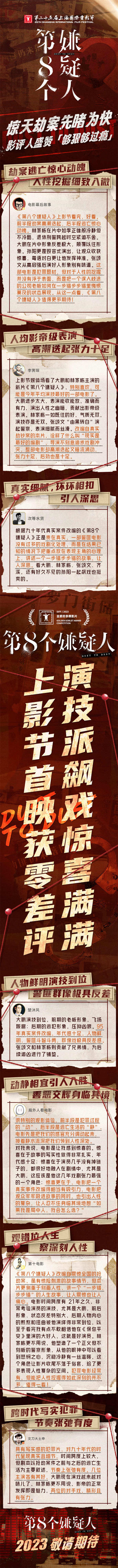 电影《第八个嫌疑人》上影节首映口碑零差评 大鹏奉献颠覆性表演