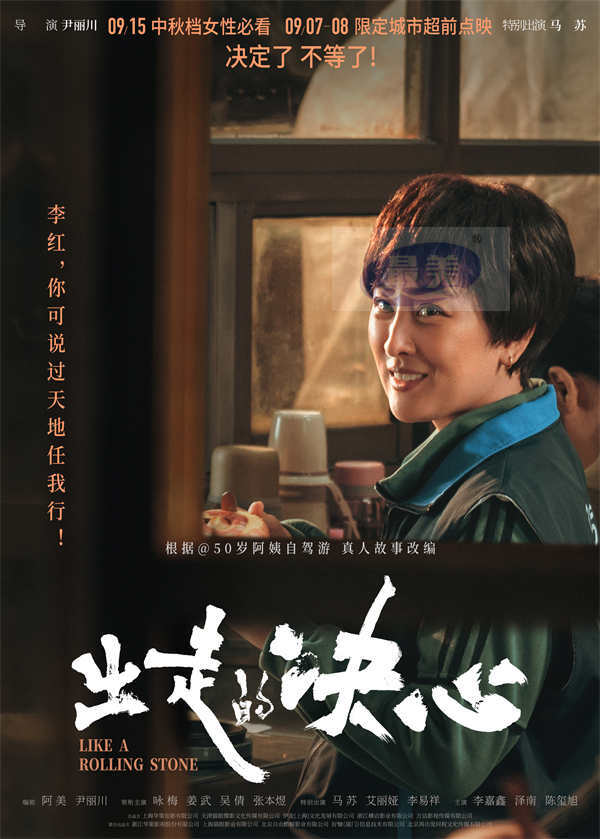 电影《出走的决心》预售及点映开启 咏梅掌握人生方向盘率性而活
