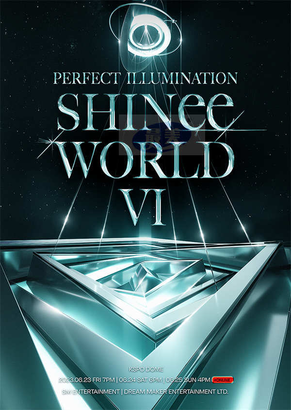 SHINee将于6月23日~25日举办第六次单独演唱会，时隔6年零9个月再次在韩国举办的面对面公演